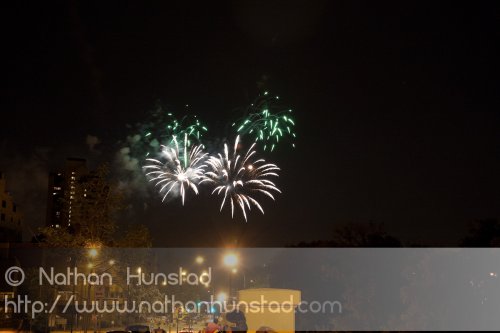 Minneapolis fireworks on 4 July 2010